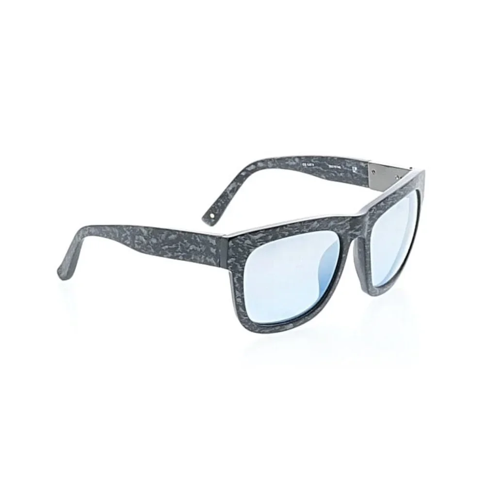 3.1 Phillip Lim x Linda Farrow PI40 56mm Grey Acetate Blue Lens Sunglasses